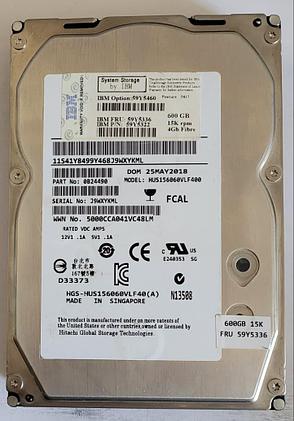 59Y5460 59Y5336 Жесткий диск IBM Lenovo 600Gb 15K 4G 3.5 FATA DS4700, фото 2