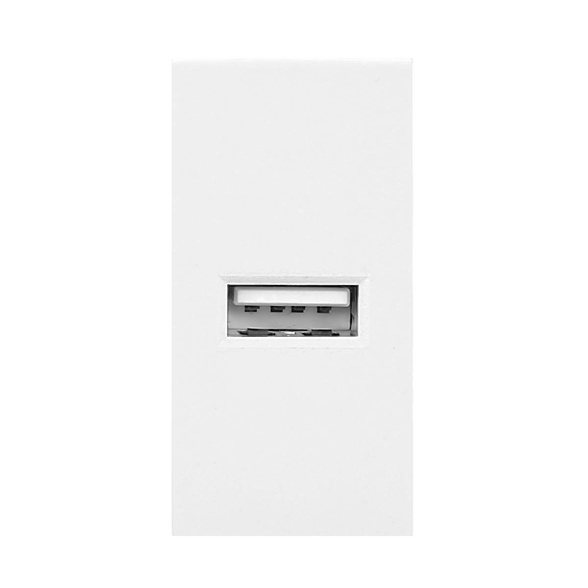 Розетка USB Type A Orno Noen, 1М, 5V, 2,1A, белый