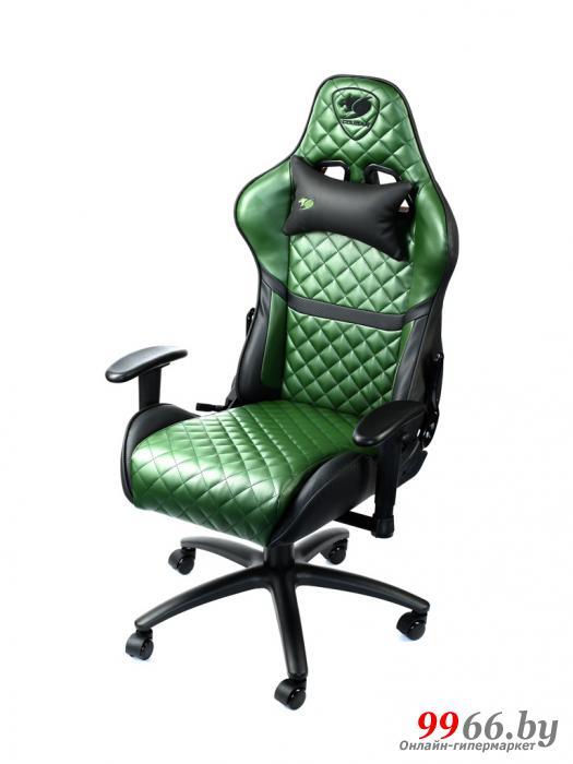 Компьютерное кресло Cougar Armor One-X CU-ARMone-x зеленое игровое геймерское для компьютера геймера