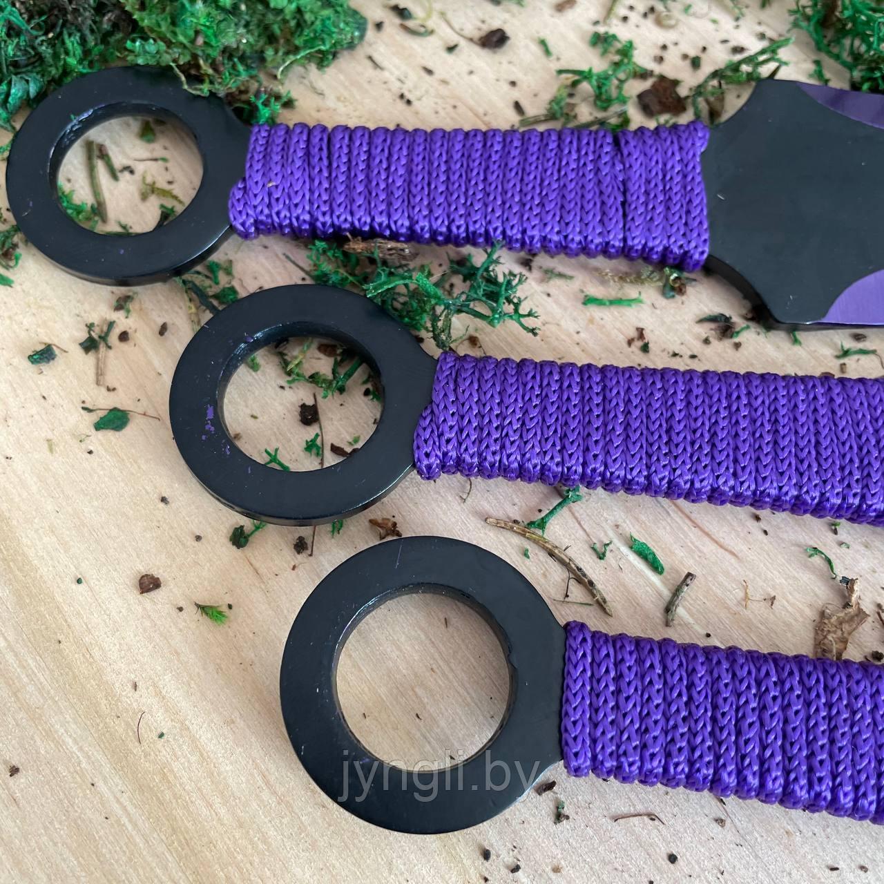 Набор метательных ножей «Purple» - фото 4 - id-p181484088