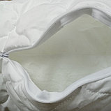 Подушка на молнии 50х70 "Бэлио" Бамбук+ Капсула "Лебяжий пух" с вн. камерой тик, фото 2
