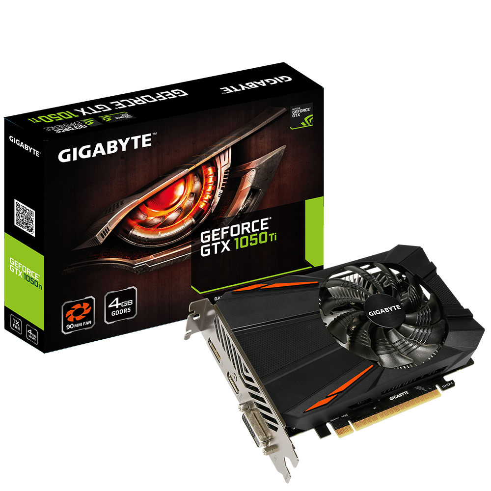 Видеокарта Gigabyte GeForce GTX 1050 Ti D5 4GB GDDR5 GV-N105TD5-4GD