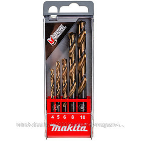 Набор сверл по металлу M-force 4-10 мм (5 шт) Makita (D-30508)