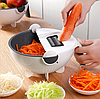 Многофункциональная кухонная овощерезка  9 в 1  Wet Basket Vegetable Cutter, фото 2