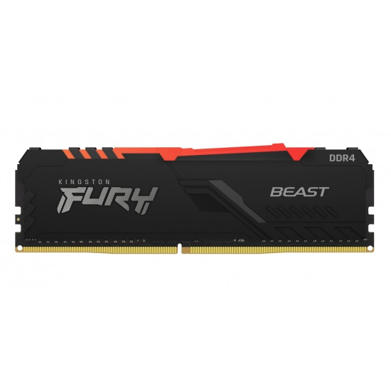 Оперативная память Kingston FURY Beast RGB 16GB DDR4 PC4-25600 KF432C16BB1A/16