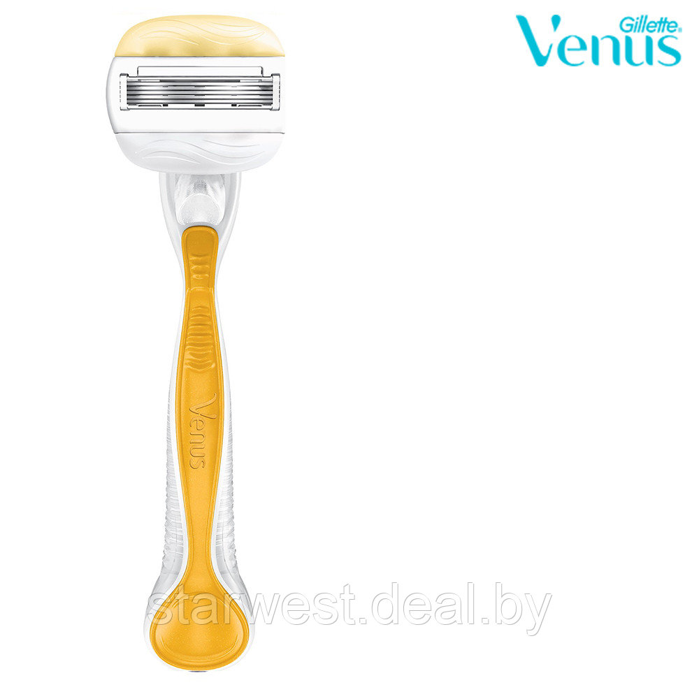 Gillette Venus Olay Comfortglide с 1 кассетой (БЕЗ УПАКОВКИ) Бритва / Станок для бритья женский - фото 1 - id-p181485880