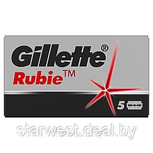 Gillette Rubie 5 шт. Мужские двусторонние сменные кассеты / лезвия для бритья
