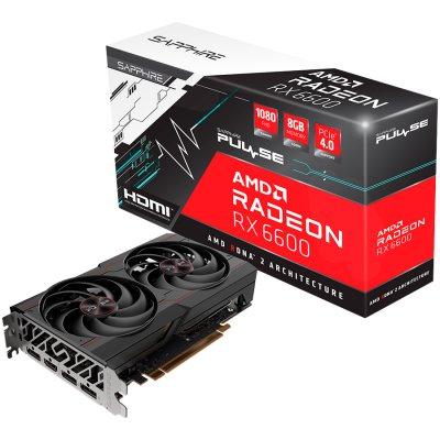 Видеокарта Sapphire Pulse Radeon RX 6600 8GB GDDR6 11310-01-20G