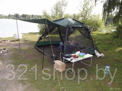 Шатер - палатка Tramp Bungalow LUX GREEN (V2),TRT-85 - фото 4 - id-p125820424