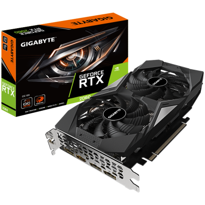 Видеокарта Gigabyte GeForce RTX 2060 D6 6GB GDDR6 GV-N2060D6-6GD (rev. 2.0)
