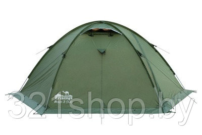 Палатка Tramp Rock 3 (V2) Green, TRT-28g - фото 2 - id-p180585383
