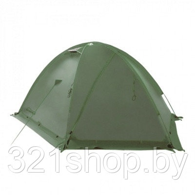 Палатка Tramp Rock 3 (V2) Green, TRT-28g - фото 3 - id-p180585383