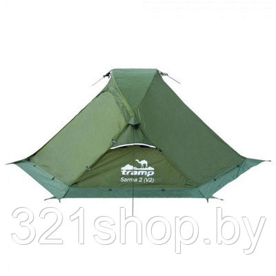 Палатка Tramp Sarma 2 (V2) Green ,TRT-30g - фото 4 - id-p175804216