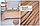 Плед флисовый Премиум 200 х 220 см (Северная Осетия) Рисунок Улей Сиреневый меланж, фото 2