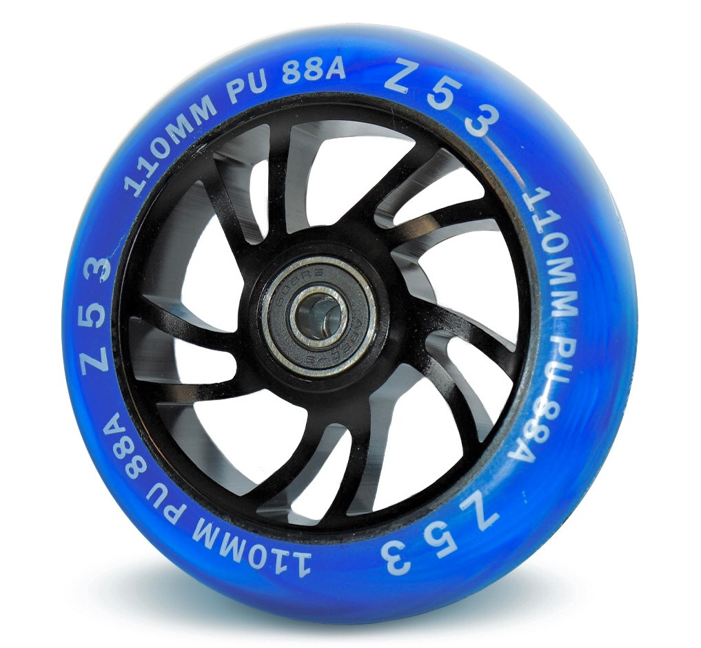 Колесо Z53 110 мм Transparent Blue - фото 1 - id-p168637504