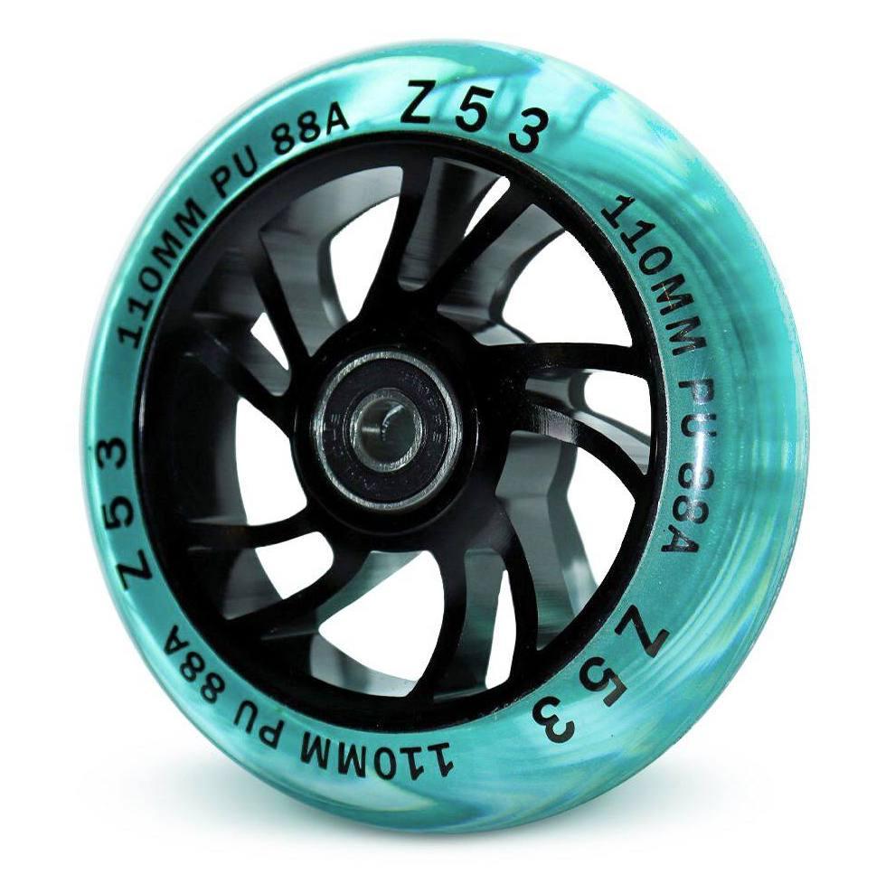 Колесо Z53 110 мм Transparent  Turquoise