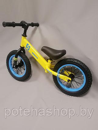 Беговел Super Baby bike A-04 желтый, фото 2