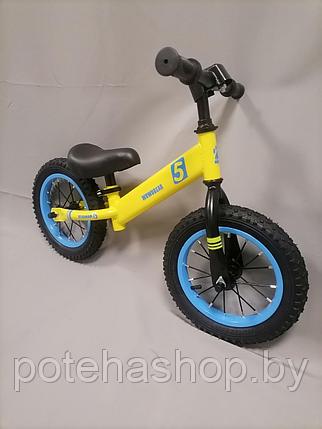 Беговел Super Baby bike A-04 желтый, фото 2