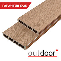 Террасная доска ДПК Outdoor 3D 150*25*4000 мм. завершающая NEVADA/CALIFORNIA дуб