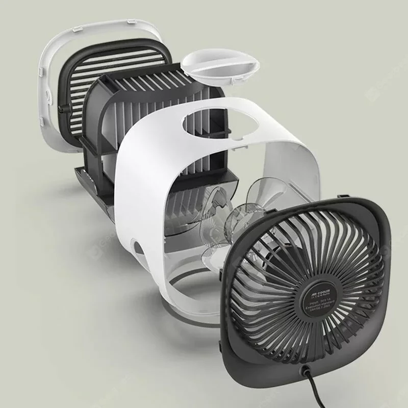 Портативный мини кондиционер с подсветкой Arctic Air Cooler (Зелёный) - фото 9 - id-p181491887