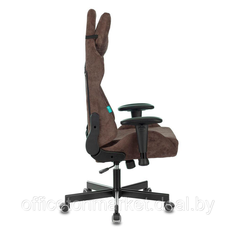 Кресло игровое Бюрократ VIKING KNIGHT Light-10, ткань, металл, темно-коричневый - фото 3 - id-p172829085