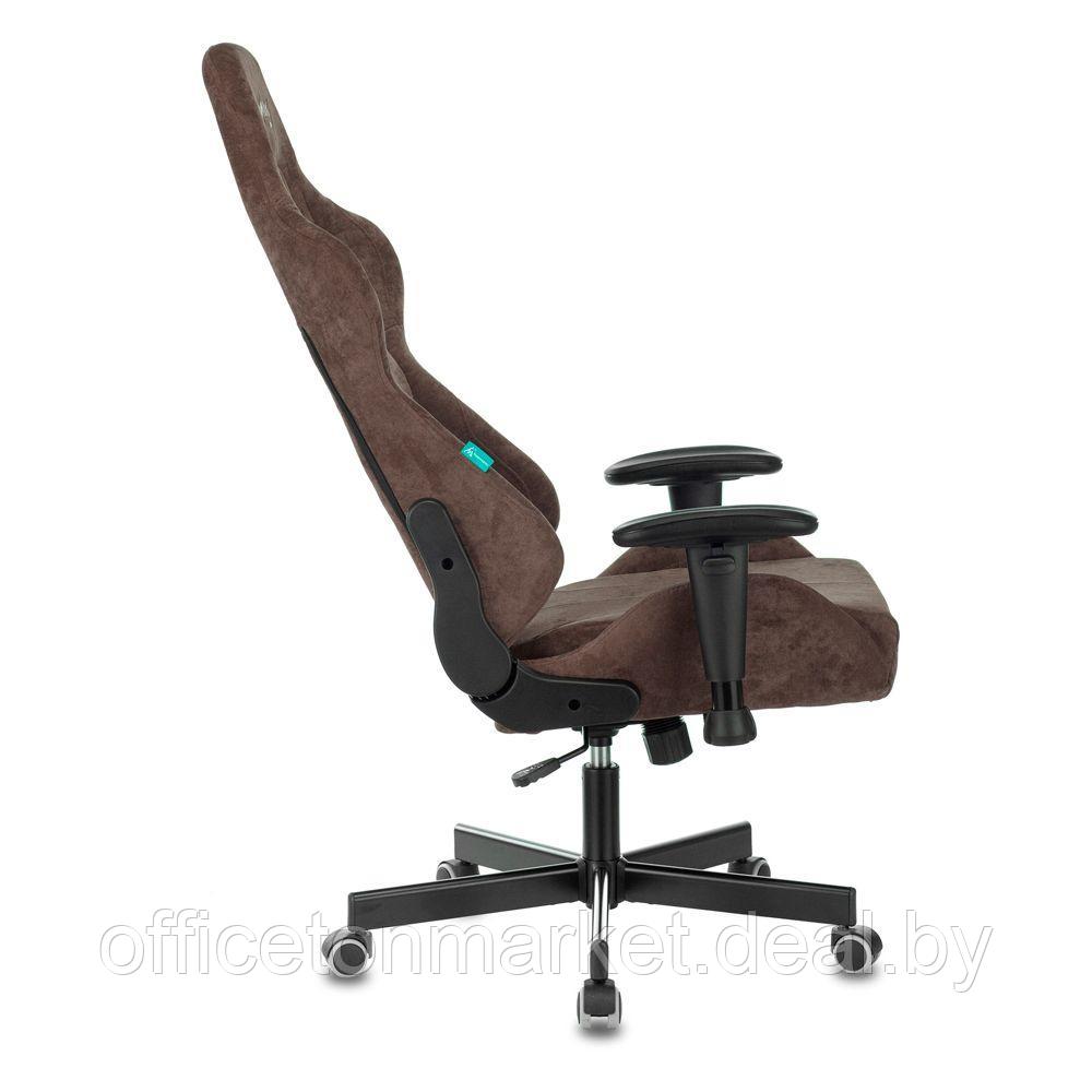 Кресло игровое Бюрократ VIKING KNIGHT Light-10, ткань, металл, темно-коричневый - фото 7 - id-p172829085