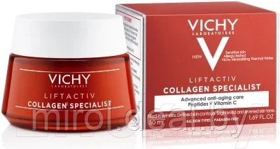 Крем для лица Vichy Liftactiv Collagen Specialist дневной - фото 2 - id-p174572501