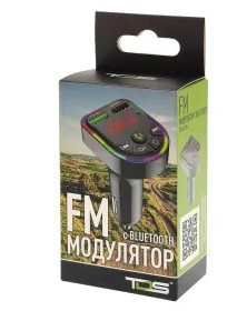 FM-трансмиттер TDS TS-CAF16 RGB (Bluetooth) - фото 2 - id-p181500386