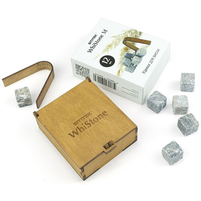 Камни для виски "WhiStone M" со щипцами 12 штук - фото 2 - id-p181502370