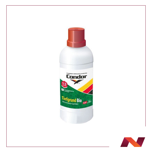 Грунтовка ВН П 1 Д "Tiefgrund Bio" СТБ 1263 канистра 0.5 кг 1:3