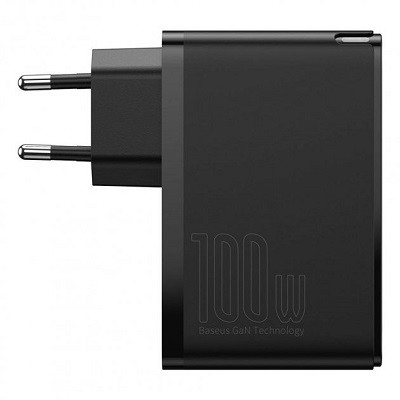Сетевое зарядное устройство с быстрой зарядкой + кабель BASEUS GaN2 Pro QC4.0 100W 2xUSB-A/ 2xUSB-C - фото 3 - id-p181223885