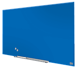 Стеклянная магнитная доска NOBO Diamond синяя 993x559 мм, фото 3