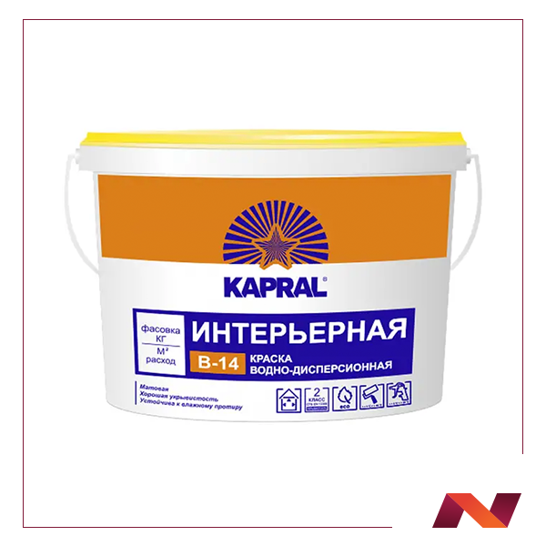 Краска ВД "Капрал В-14" ведро 15 кг