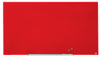 Стеклянная магнитная доска NOBO Diamond красная 1264x711 мм