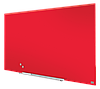 Стеклянная магнитная доска NOBO Diamond красная 1264x711 мм, фото 3