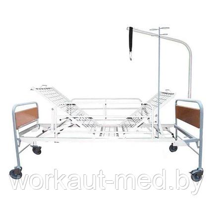 Больничная кровать КРМК3 с двумя подъемными секциями, фото 2