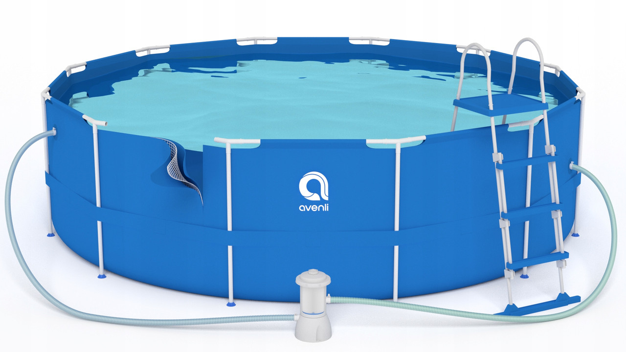Каркасный бассейн Avenli 360 х 76 см + фильтр-насос - фото 4 - id-p181533810