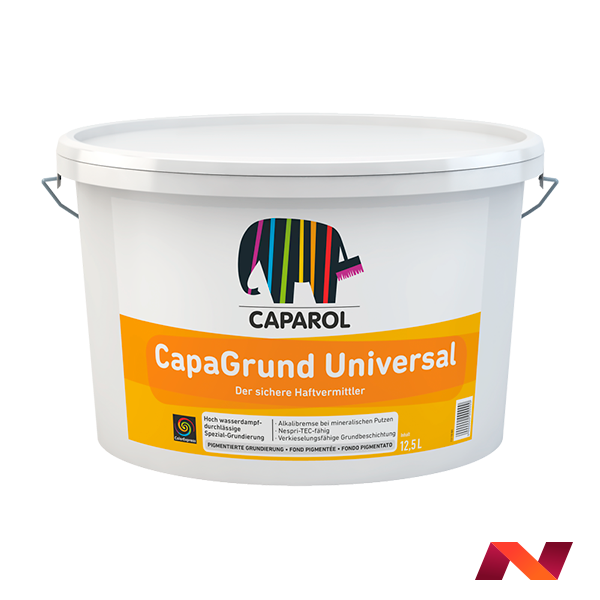 Грунтовка акрил. в/д Caparol Capagrund Universal (Капарол Капагрунд Универсал) 5л / 6,85 кг