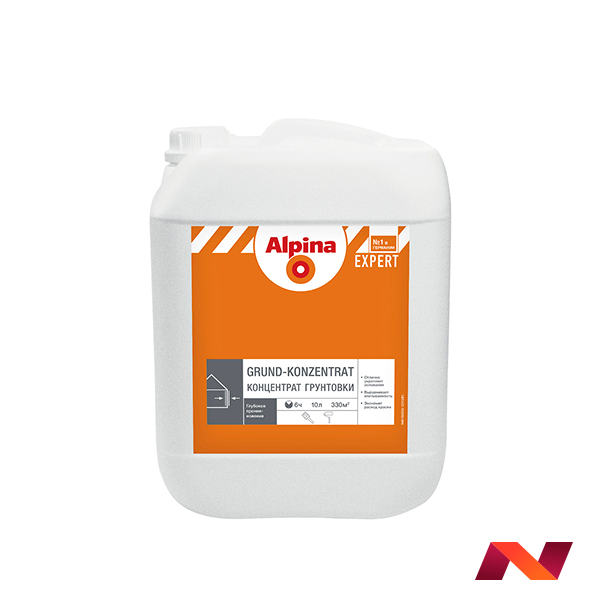 Грунтовка НВ П 1 Д Alpina EXPERT Grunt-Konzentrat (Альпина ЭКСПЕРТ Грунт-Концентрат)  1л/1,03кг 1:9