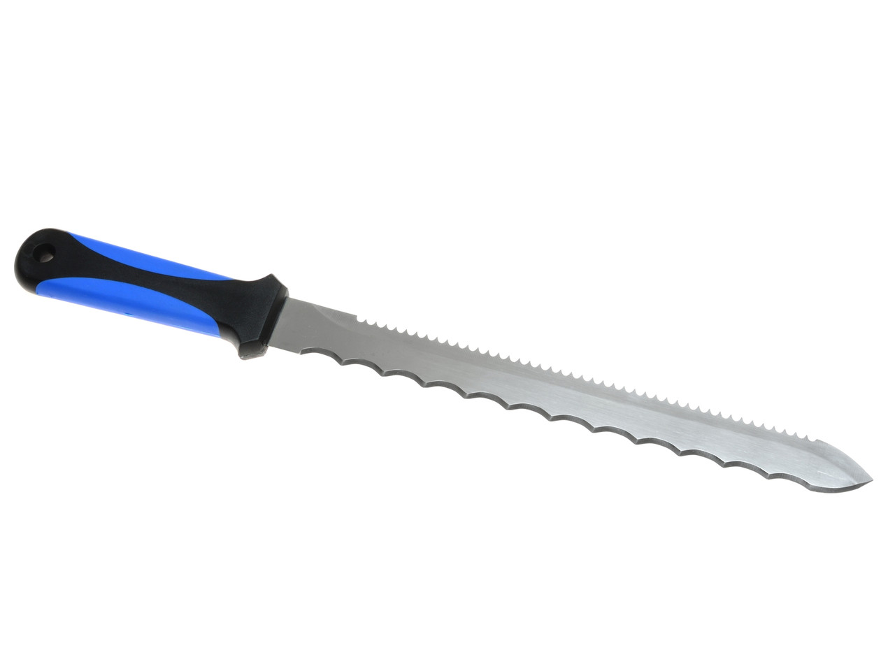 Нож для резки строительной изоляции из нержавеющей стали, двустороннее лезвие, 410мм, GEKO - фото 1 - id-p181535796