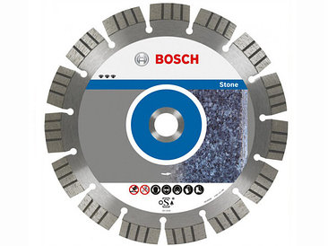 BOSCH Германия Алмазный круг 115х22 мм по камню сегмент. Turbo BEST FOR STONE BOSCH (сухая резка)