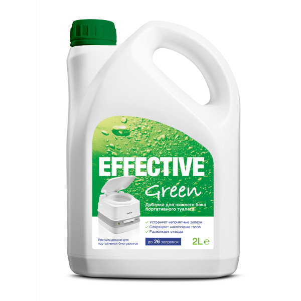 Жидкость для биотуалета Thetford Effective Green 2л - фото 1 - id-p181536032