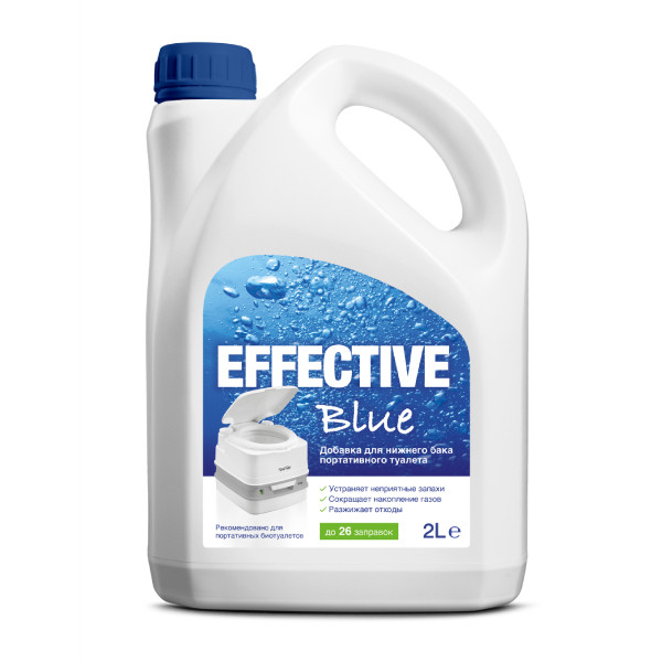 Жидкость для биотуалета Thetford Effective Blue 2л - фото 1 - id-p181536060