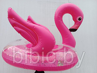 Детский надувной круг от 1 года "Фламинго "