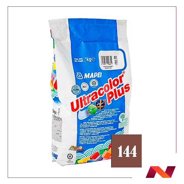 144 Ultracolor plus затирка для швов шоколад 2 кг