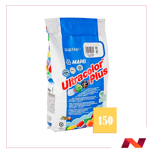 150 Ultracolor plus затирка для швов желтый 2 кг
