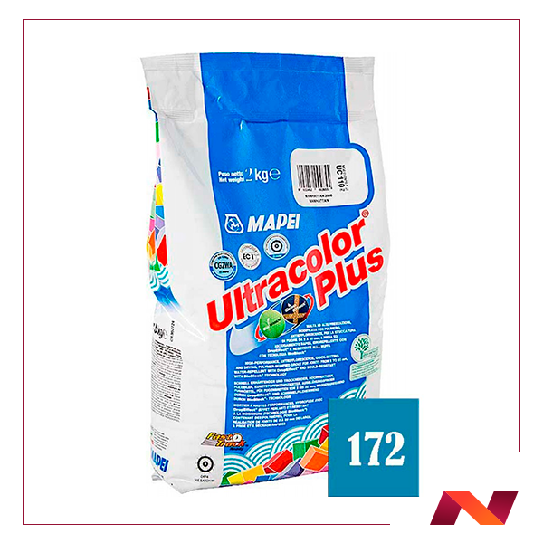 172 Ultracolor plus затирка для швов небесно-голубой 2 кг