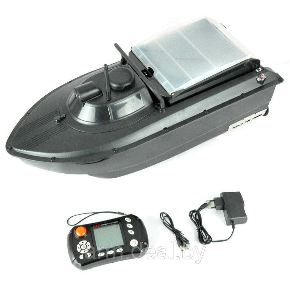 Прикормочный кораблик с эхолотом+ GPS Автопилот JABO 2, 20А - фото 7 - id-p127404914