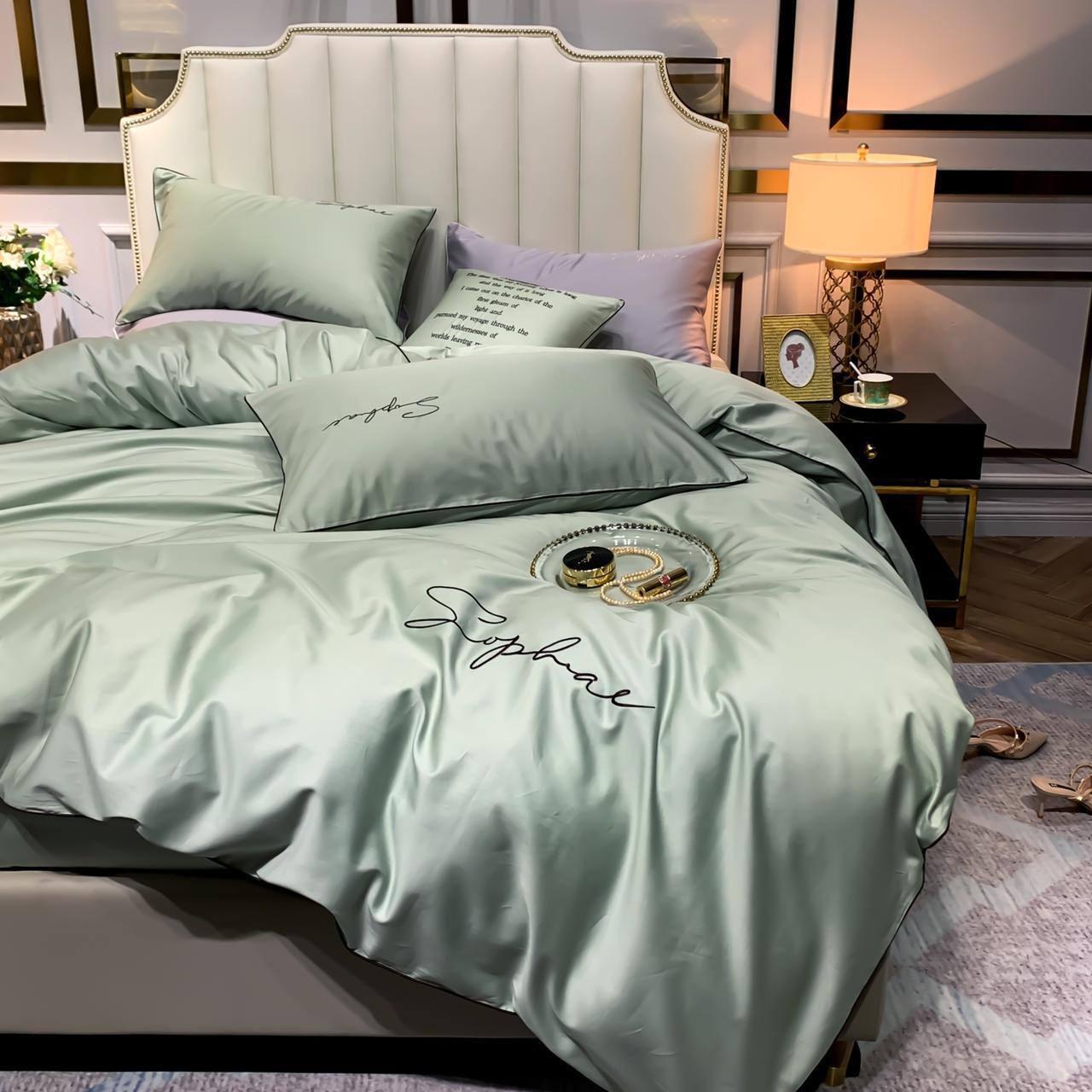 Комплект постельного белья, евро размер, жатка - фото 3 - id-p181538576
