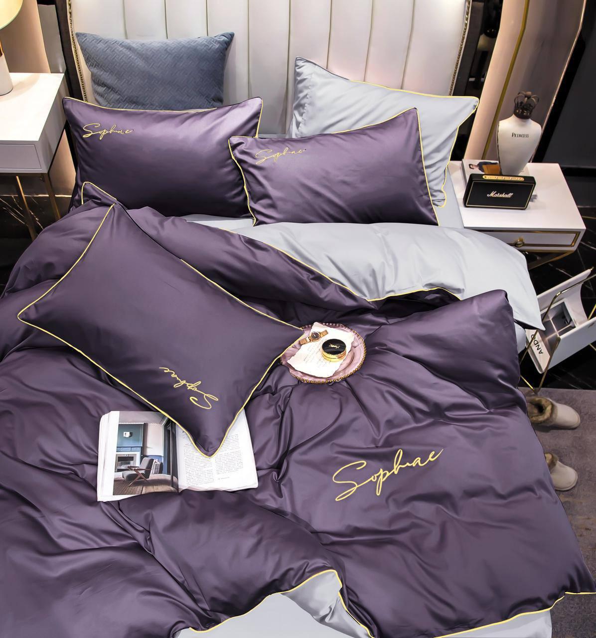 Комплект постельного белья, евро размер, жатка - фото 10 - id-p181538576